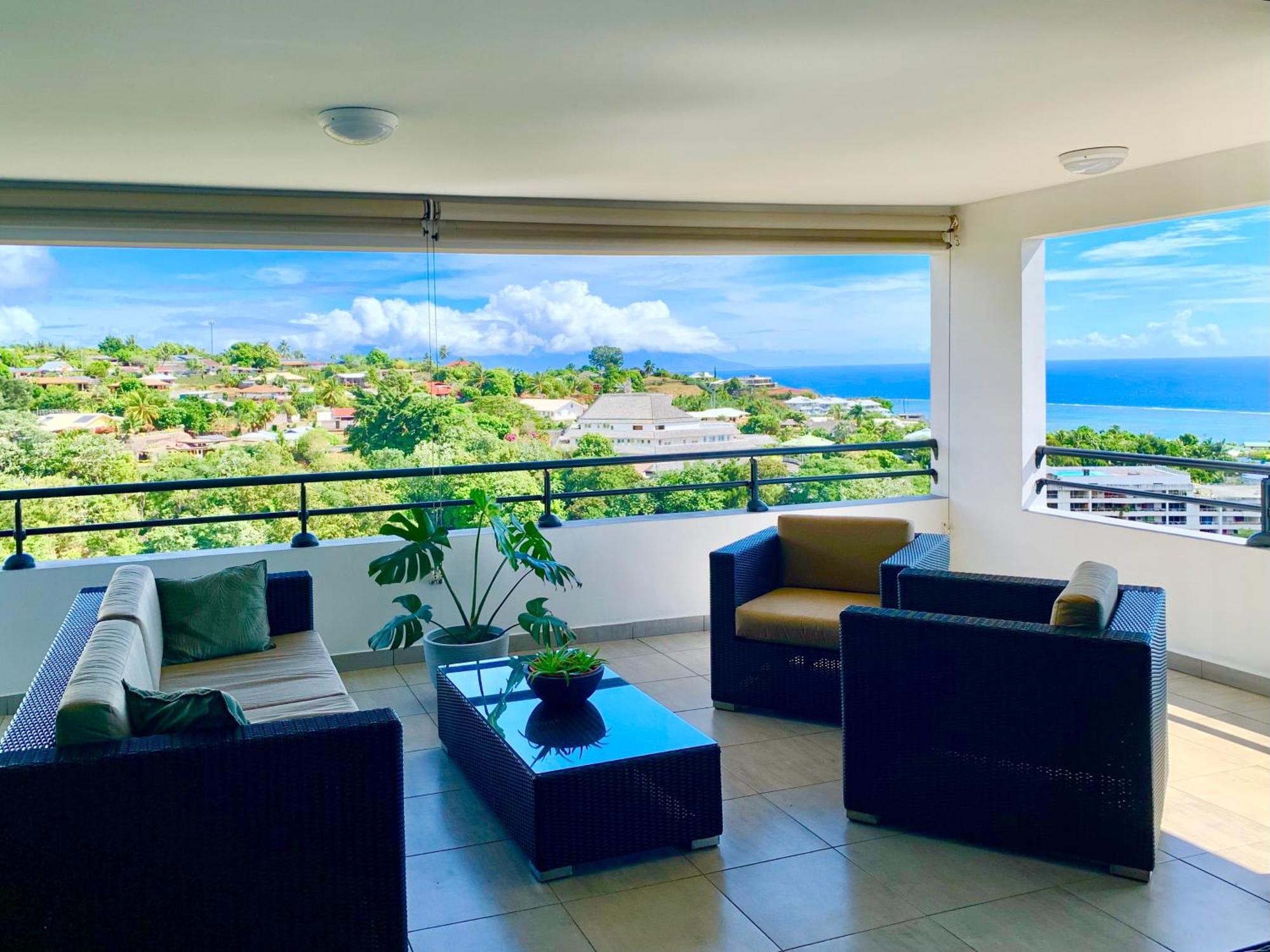 Kaili Ocean View Luxury 2Br Ac Throughout Fiber Wifi & Pool Lejlighed Papeete  Eksteriør billede